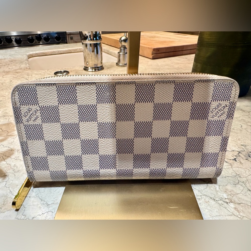 Authentic Louis Vuitton Damier Azur Wallet- COA included
